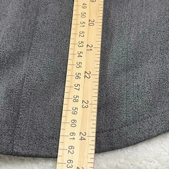 Cuddl Duds Women’s Uniform Scrub Top Sz Small Stretch Gray Side/Front Pockets‎ - Picture 4 of 5